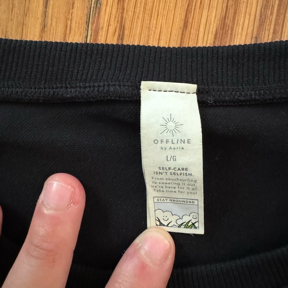 OFFLINE BY AERIE Sidewalk Seamless Long Sleeve Crop - Picture 4 of 10
